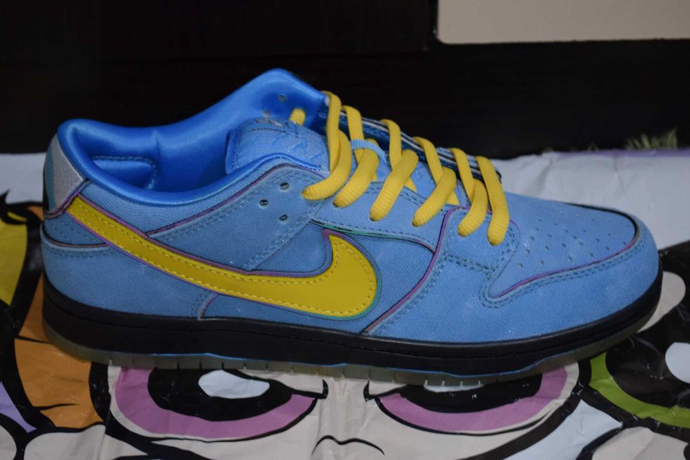 ЧИСТО НОВИ! Nike SB Dunk Low x The Powerpuff Girls "Bubbles"