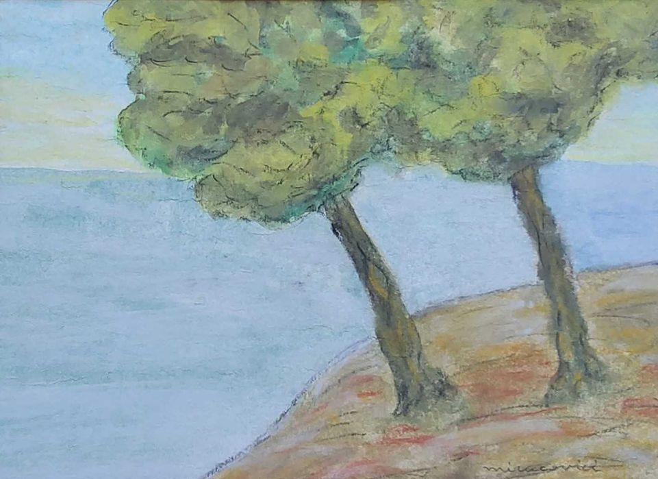 Paul Miracovici, Tehnică mixtă pe carton, Semnat, Dimensiuni 24 x 30