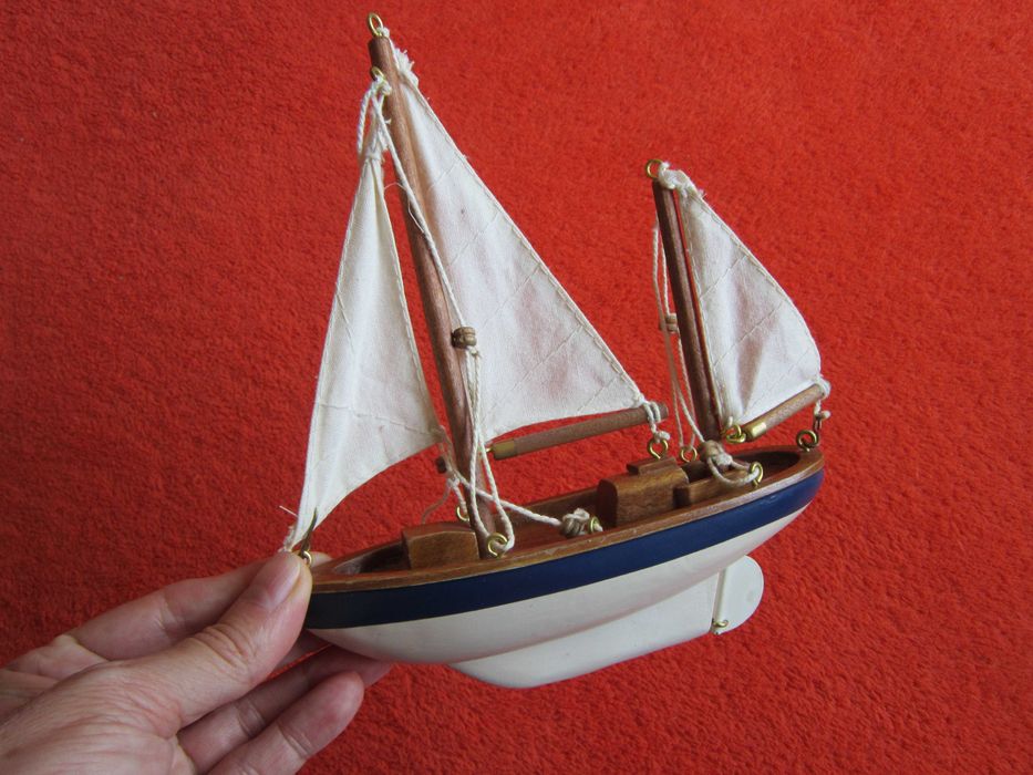 Vas cu panze vintage handmade Franta anii '80