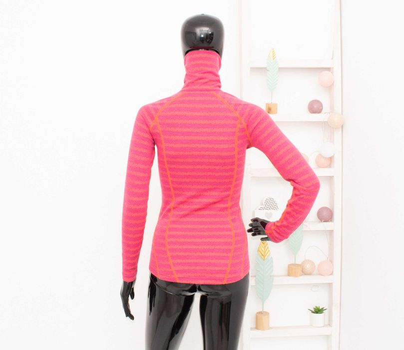 Ulvang дамска блуза с цип висока яка термо бельо мериносна вълна XS