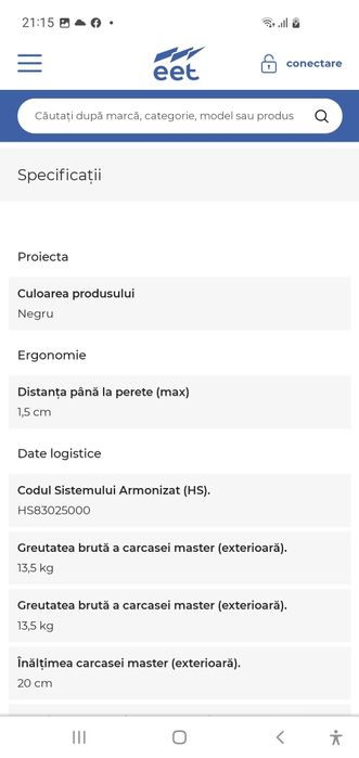Suport TV, nou-nouț, sigilat