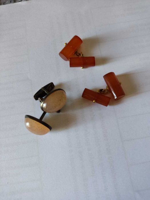 Запонки из натуральных камней