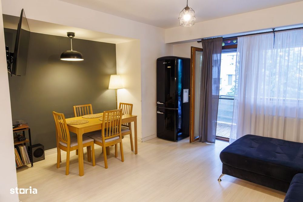 Duplex 3 camere | 1 minut metrou Obor | bloc 2015 | mobilat și utilat