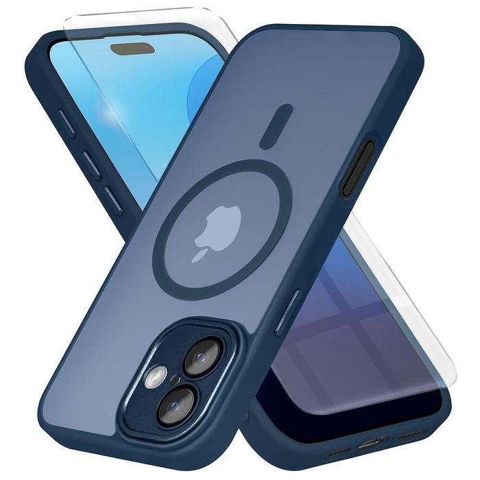 Матов magsafe кейс за apple iphone 17 със защита на камерите