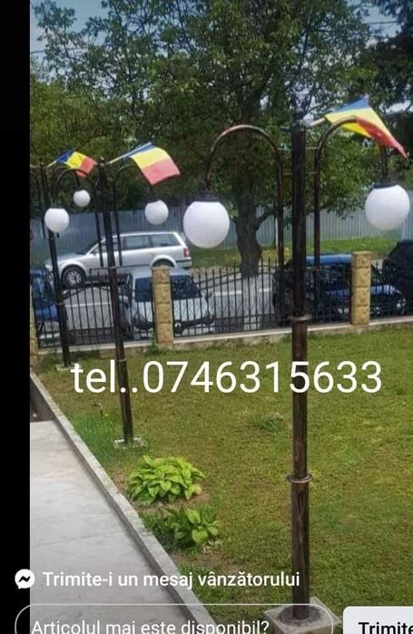 Stâlp de iluminat gradina curte
