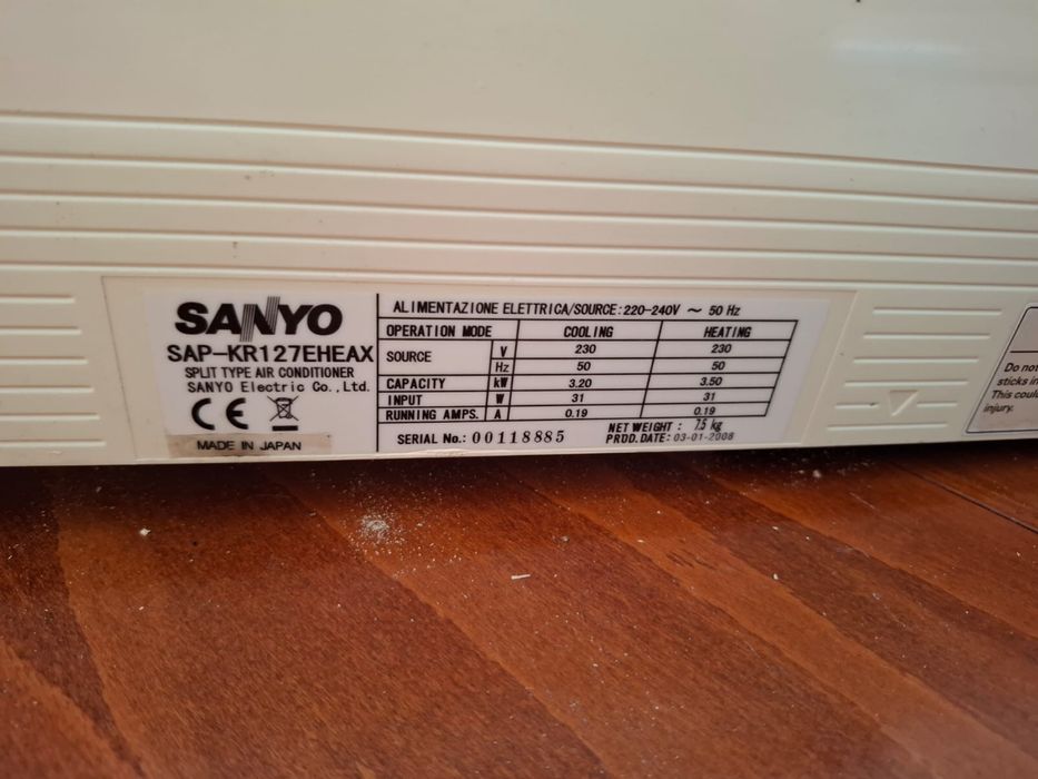 Sanyo климатик 12ка