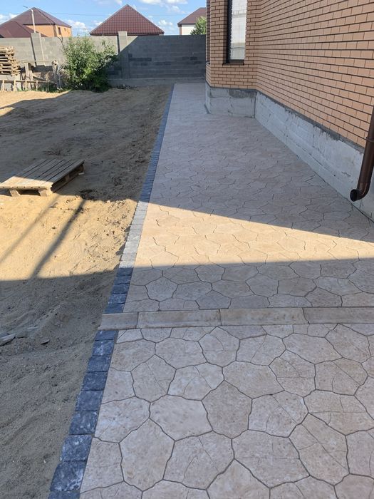 Укладка брусчатки