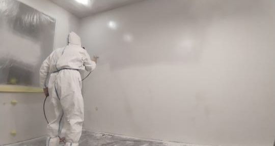 Шпаклёвка, покраска