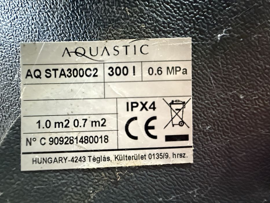 Boiler/puffer Aquastic 300l stare foarte buna