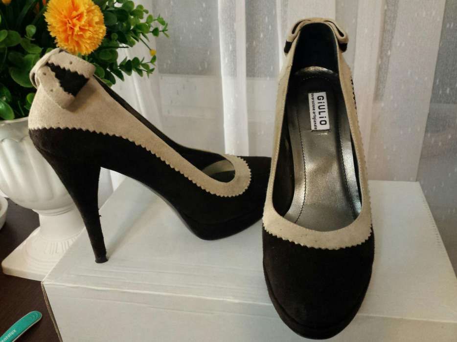 Pantofi noi piele intoarsa Giulio marimea 38
