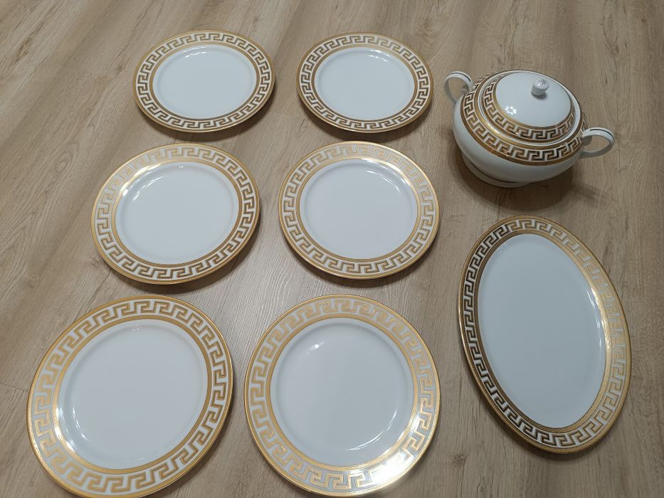 Версаче. Большие тарелки, супница