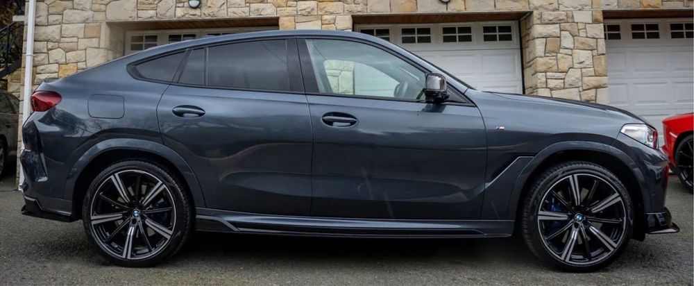 Pachet Prelungiri BMW G06 X6 Facelift Lci Bara fata Praguri Difuzor