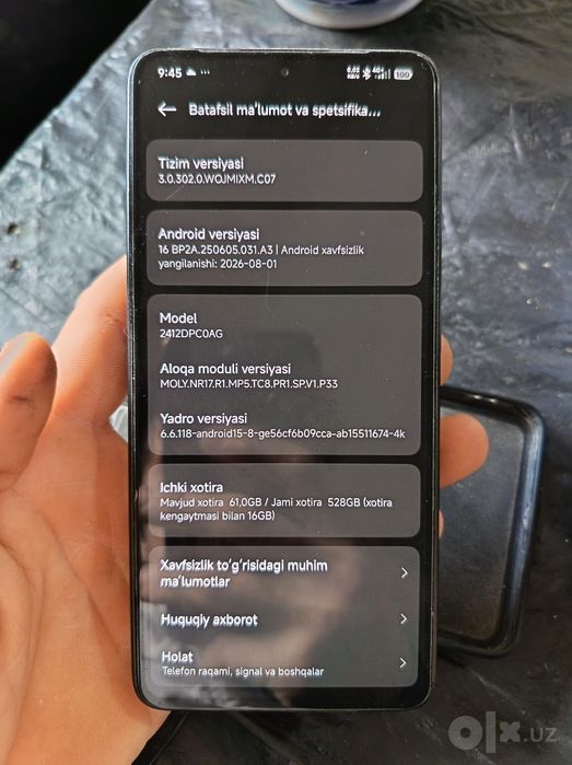 Poco X 7 pro12+12/512 gb