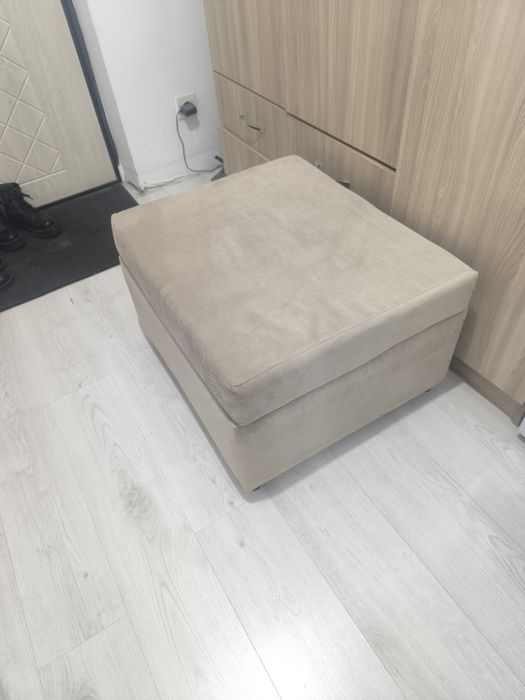 Мягкий Пуфик бежевый