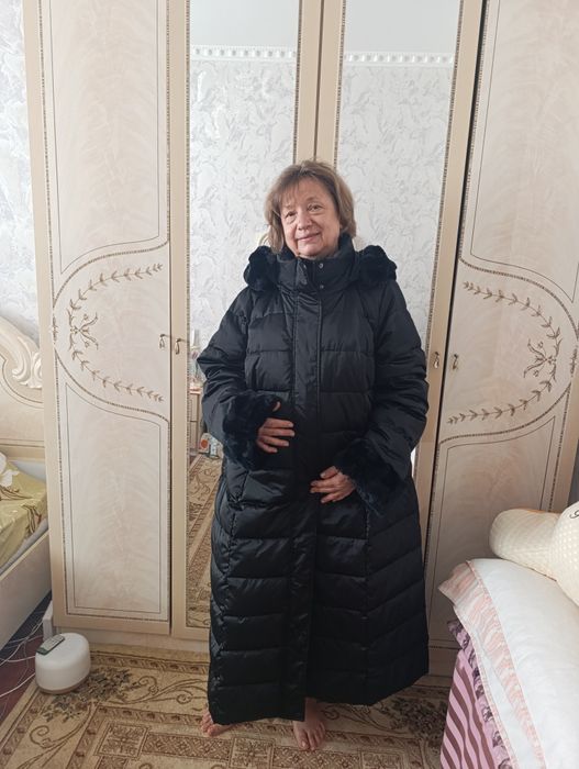 Пуховик женский большого размера