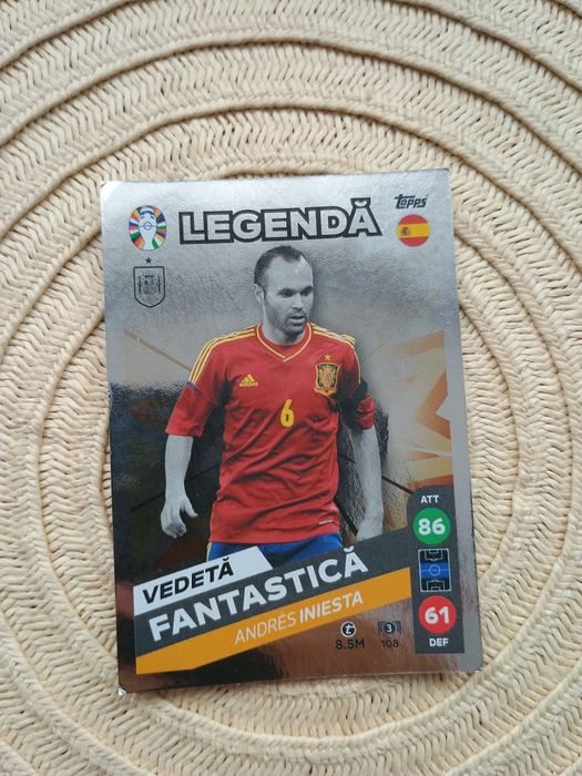 Cartonaș Iniesta Euro 2024