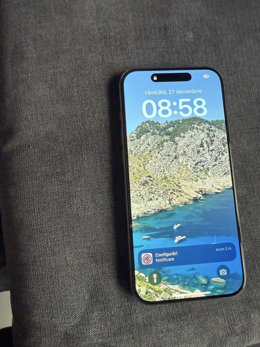 Iphone 15 Pro Silver, 128 Gb, liber de retea