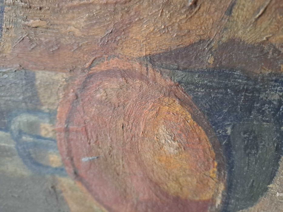 tablou pictura veche ulei pe panza reproducere Chardin 61/49 cm