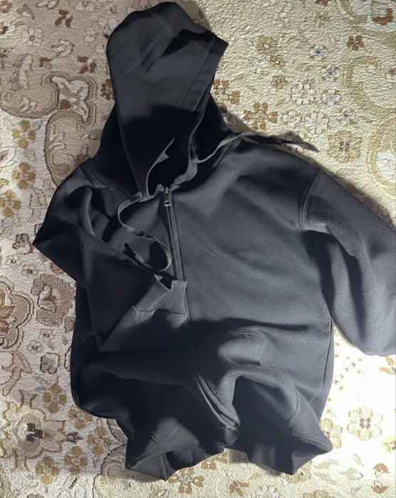 Скидкааа Черные зип худи унисекс