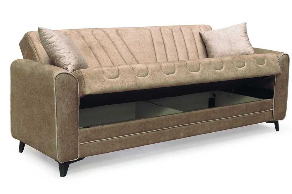 Клик клак канапе за сън с луксозна дамаска