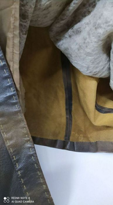 Натуральный кожаный плащ 200сум