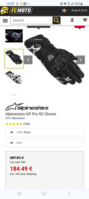Manusi moto alpinestars gp pro r2   NOI