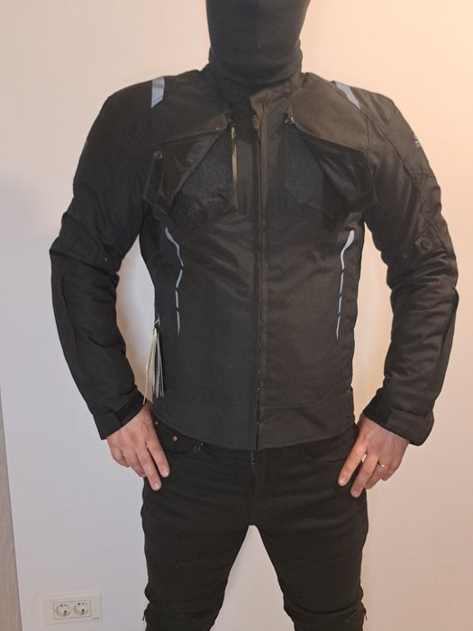 Geaca moto textil SM Master Black M, L, XL, 2XL, 3XL Noua!