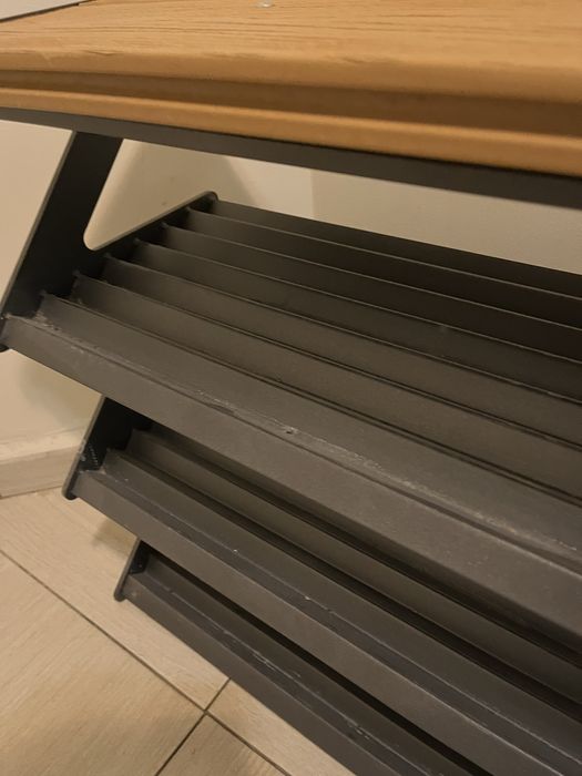 Обувная полка металлическая