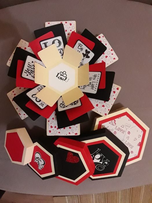 Explosion box cadou handmade