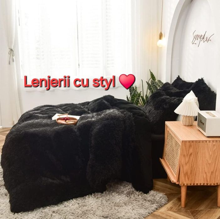 Lenjerii 6piese FLUFFY cu ciucuri