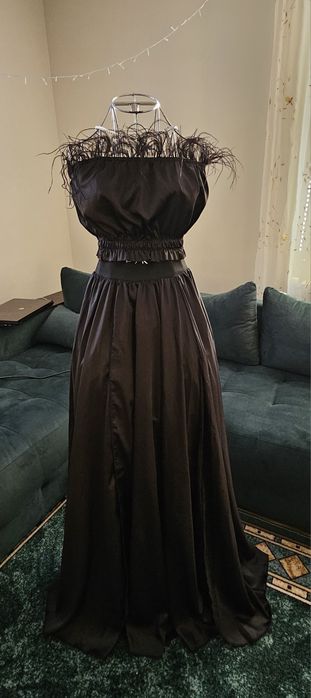 Пола от тюл в два цвята