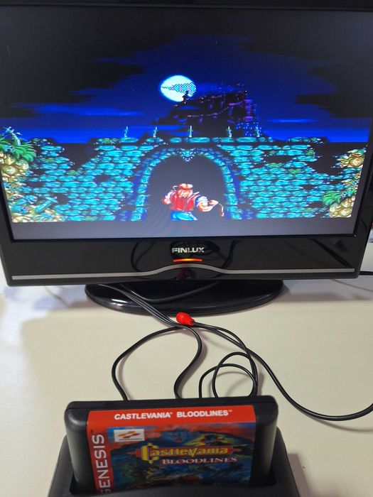 Caseta discheta clasicaCastlevania Bloodlines game Sega Genesis NTSC