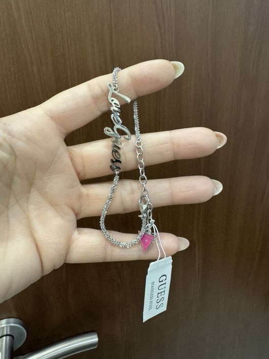 Guess комплект гривна и синджир