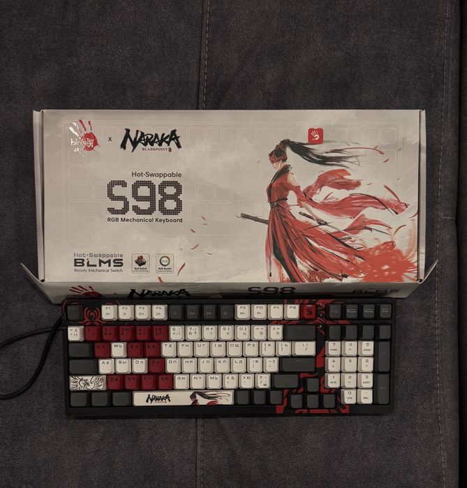 Игровая механическая клавиатура Bloody S98 Naraka (Limited Edition)