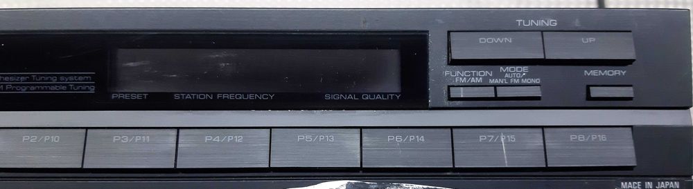 Natural Sound AM/FM Stereo Tuner Yamaha TX-330