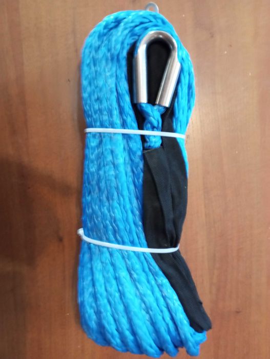Трос для лебедки синтетический диаметр 9.5мм длина 26 метра