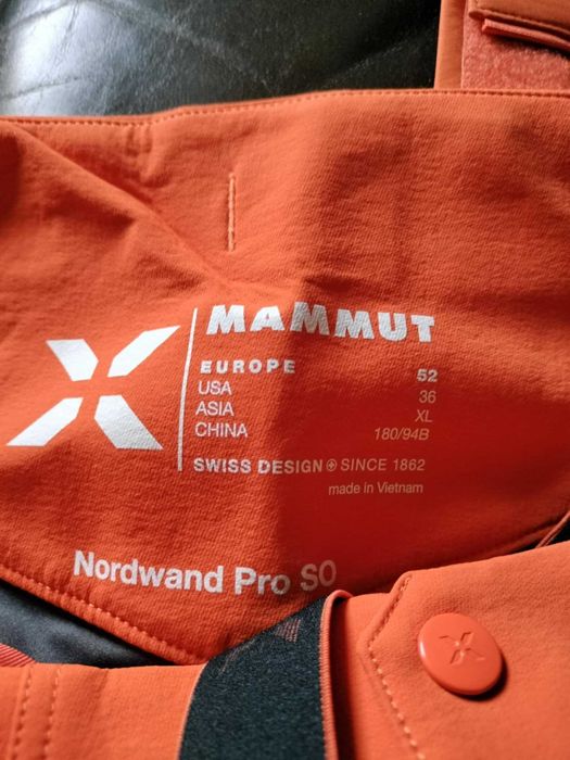 pantaloni munte ski mammut eiger extreme noi