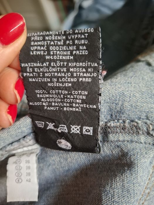 Jacheta blue jeans 38 Clockhouse 100% cotton
