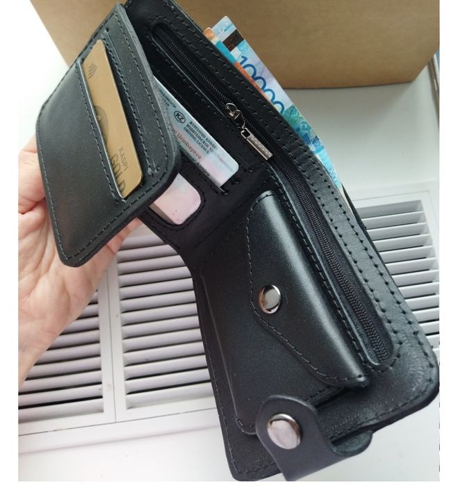 портмоне натуральная кожа