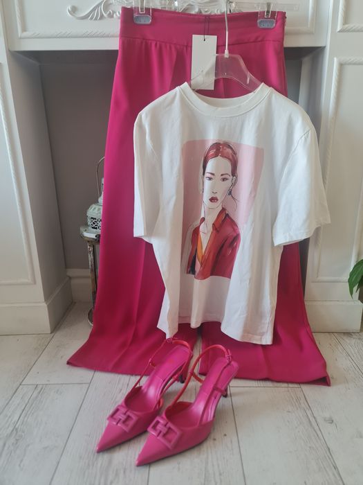 Сет, Zara, НОВО! Панталон,тениска н,