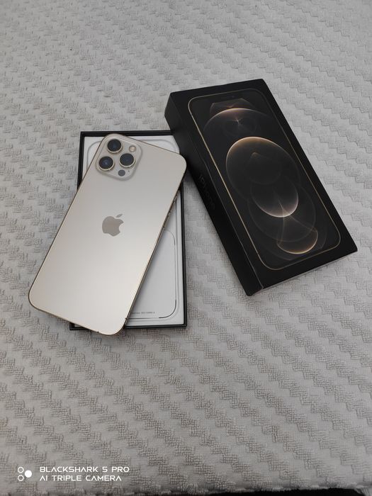 Vând/Schimb iPhone 12 Pro Max 256GB, Gold, în stare 9.7/10