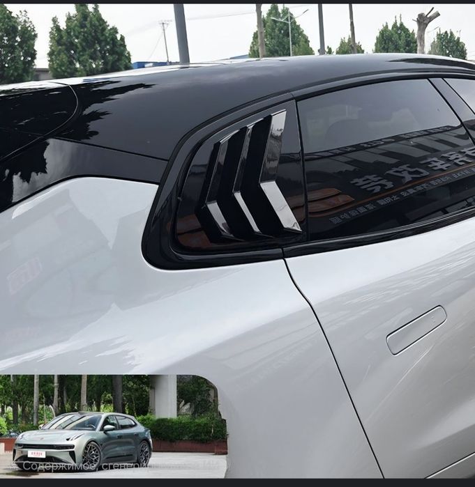 Zeekr 001 Tuning  Nakidka Rebro Orqa oynaga Bmw stilida.