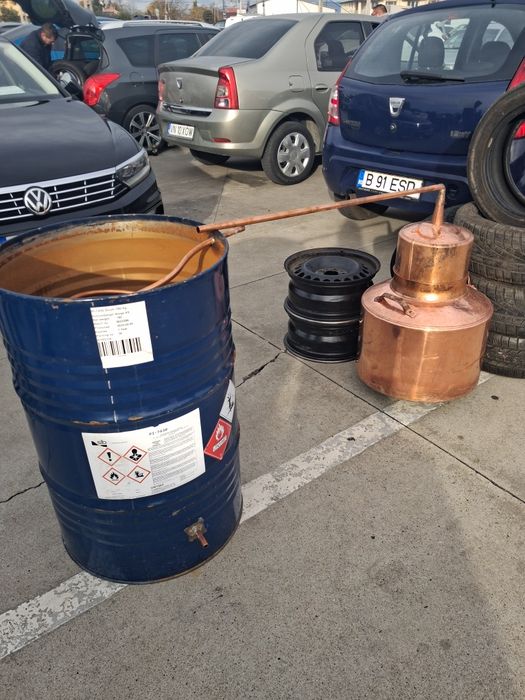 Vând cazane de făcut tuica din cupru sau inox