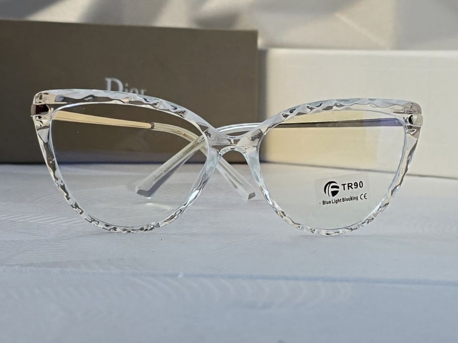 Диоптрични рамки Очила за компютър прозрачни слънчеви очила