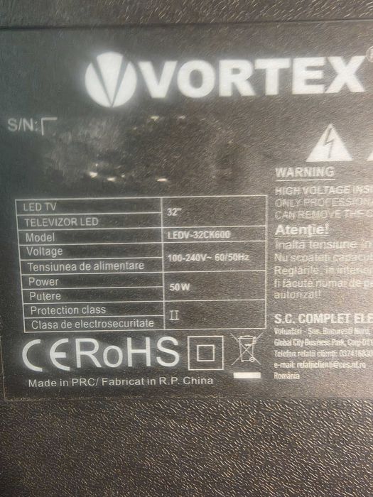 TV LED Vortex 32CK600