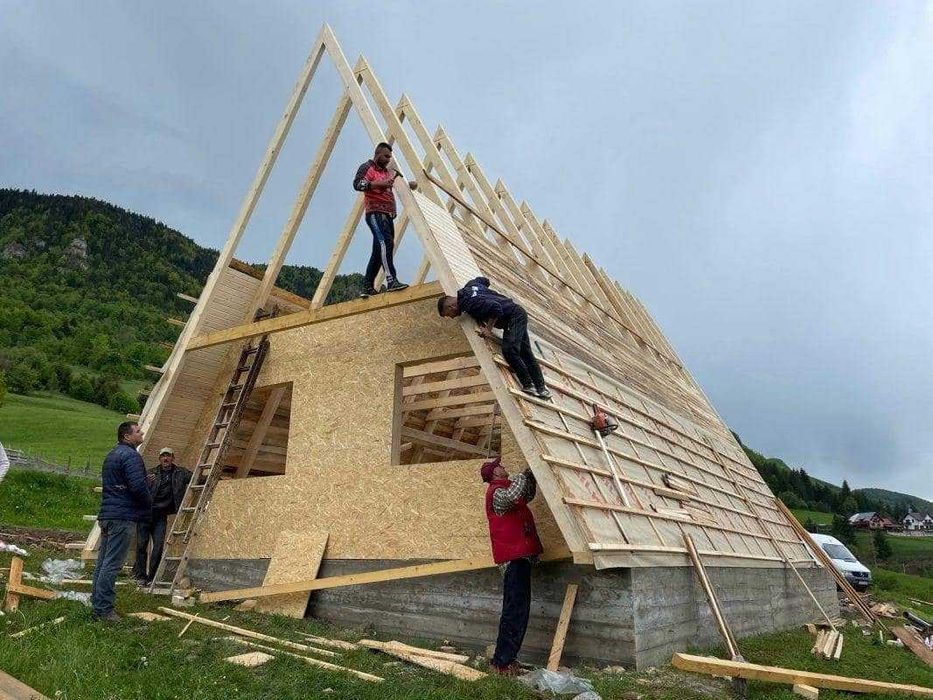 Vand casa modulara moderna pe structura metalica, calitate ridicata