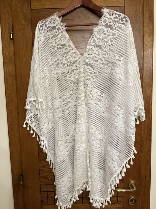 Bliza din dantela, vara, talie unica