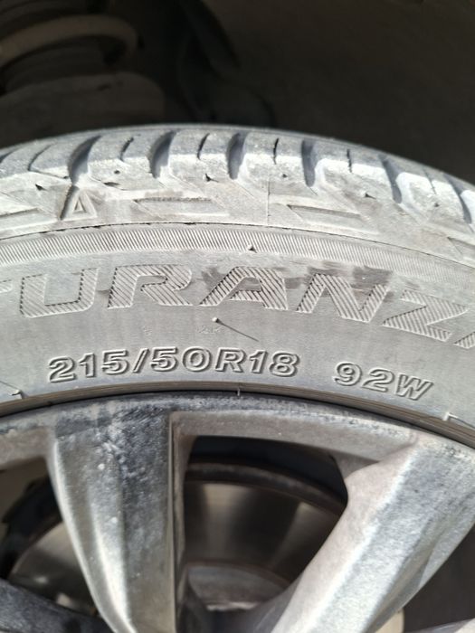 4 Броя Летни ГУМИ Bridgestone Turanza-215/50/18