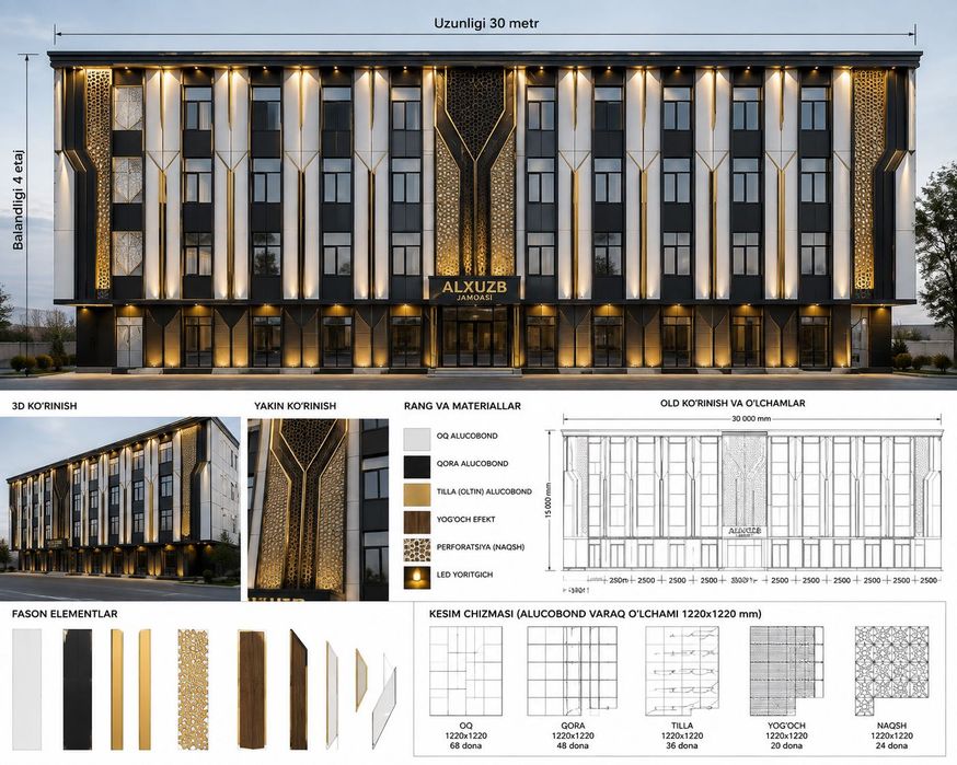 ALUCOBOND_Xizmati Алюкабонд_фасад