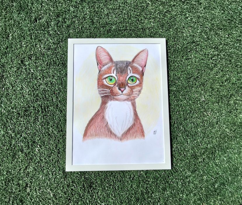 Картины от руки А3 формата